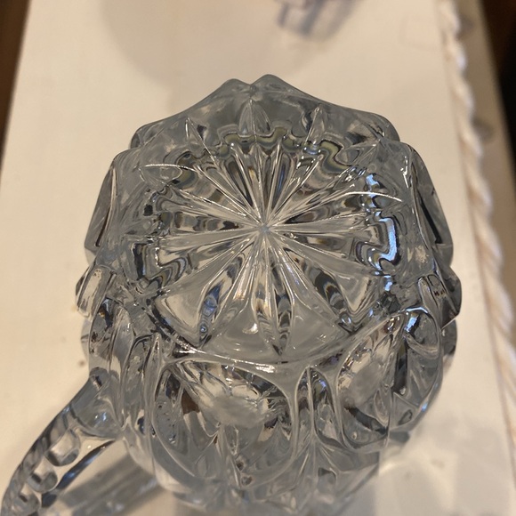 Gorham Crystal pitcher. 6.5” tall, Lady Anne pattern. Ca 1960’s. - Picture 5 of 9